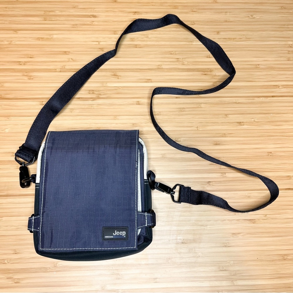 Jeep Vintage Navy Crossbody Bag